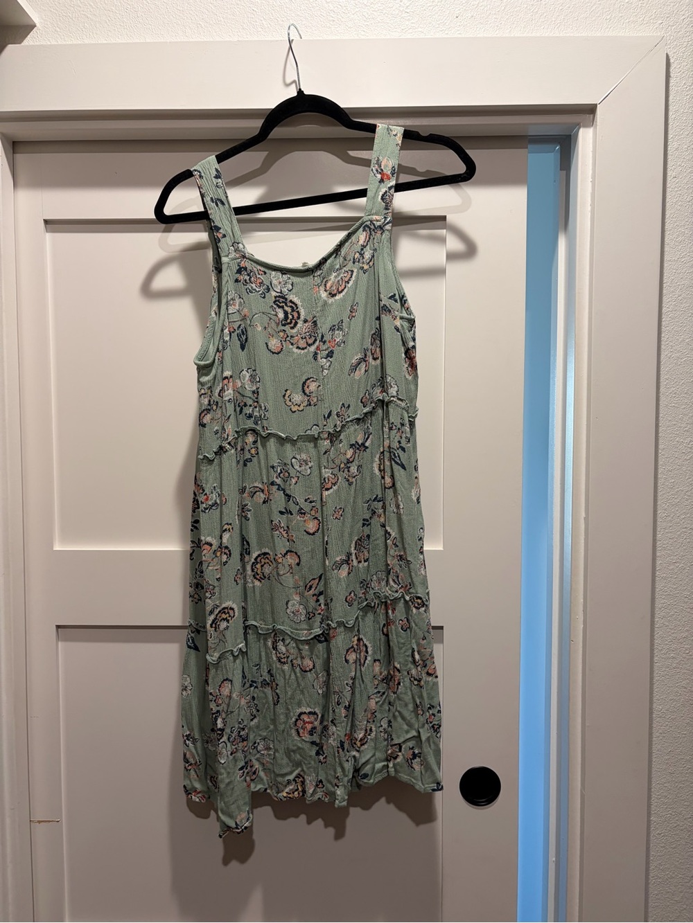 Sleeveless Floral Tiered Sundress